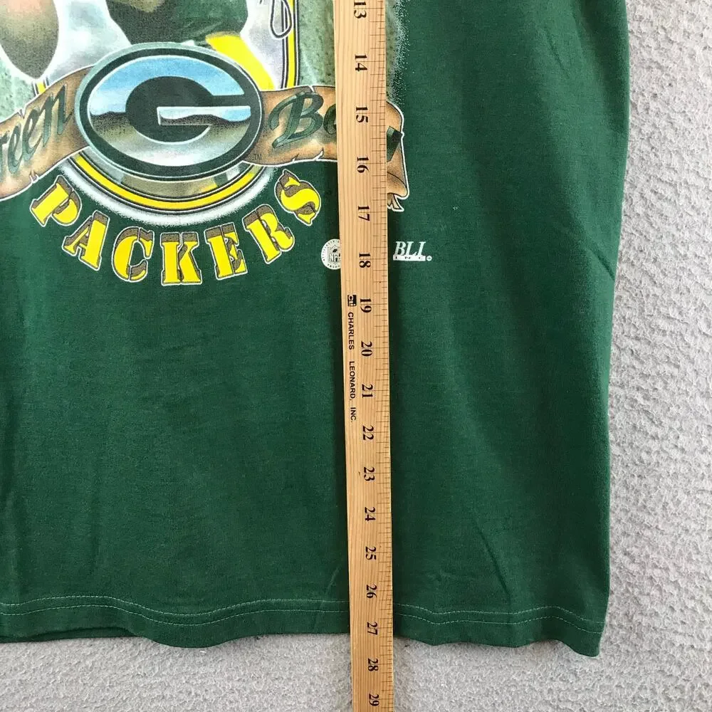 Vintage 90s Brett Farve Green Bay‎ Packers Country T shirt sz Youth XL